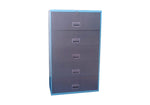 Vintage Original Steel metal furniture-  Retro -Lateral File 5 Drawer Circa 1950